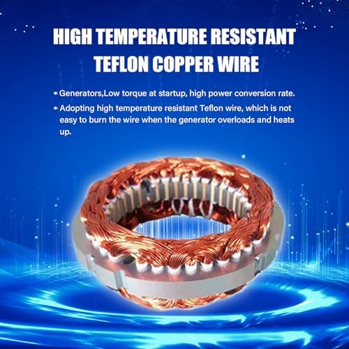 3000W Maglev Wind Turbine Generator Kit - High Efficiency 12V/24V/48V Vertical Wind Power System with Controller & Unloader for Roofs, Gardens, Boats - Yellow