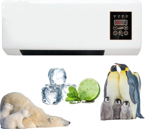 Portable Air Conditioner,Multifunctional Wall Air Conditioner, Super Quiet Fast Cooling/Heating for Room,Mobile Small Air Heater