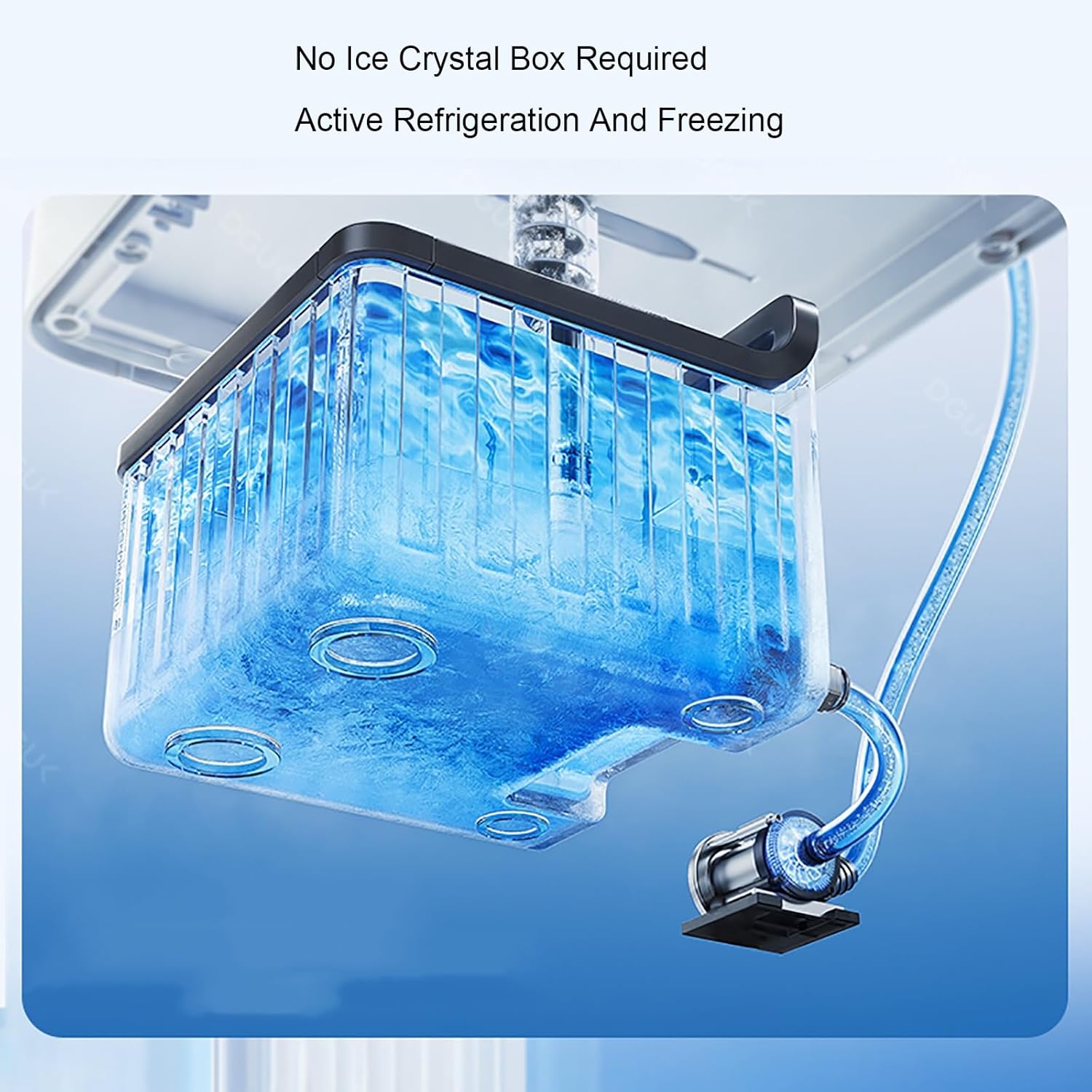 Portable Evaporative Coolers, Portable Air Conditioner, Semiconductor Cooling Unnecessary Ice Packs, LED Screen, 6 L Tank, 7.5 H Timer