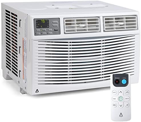 Window Air Conditioner, 8,000 BTU, Cools 350 Sq.ft, 3 Cooling & Fan Speeds, 3 Cooling & Fan Speeds, Perfect for Bedroom, Living Room, Home Office