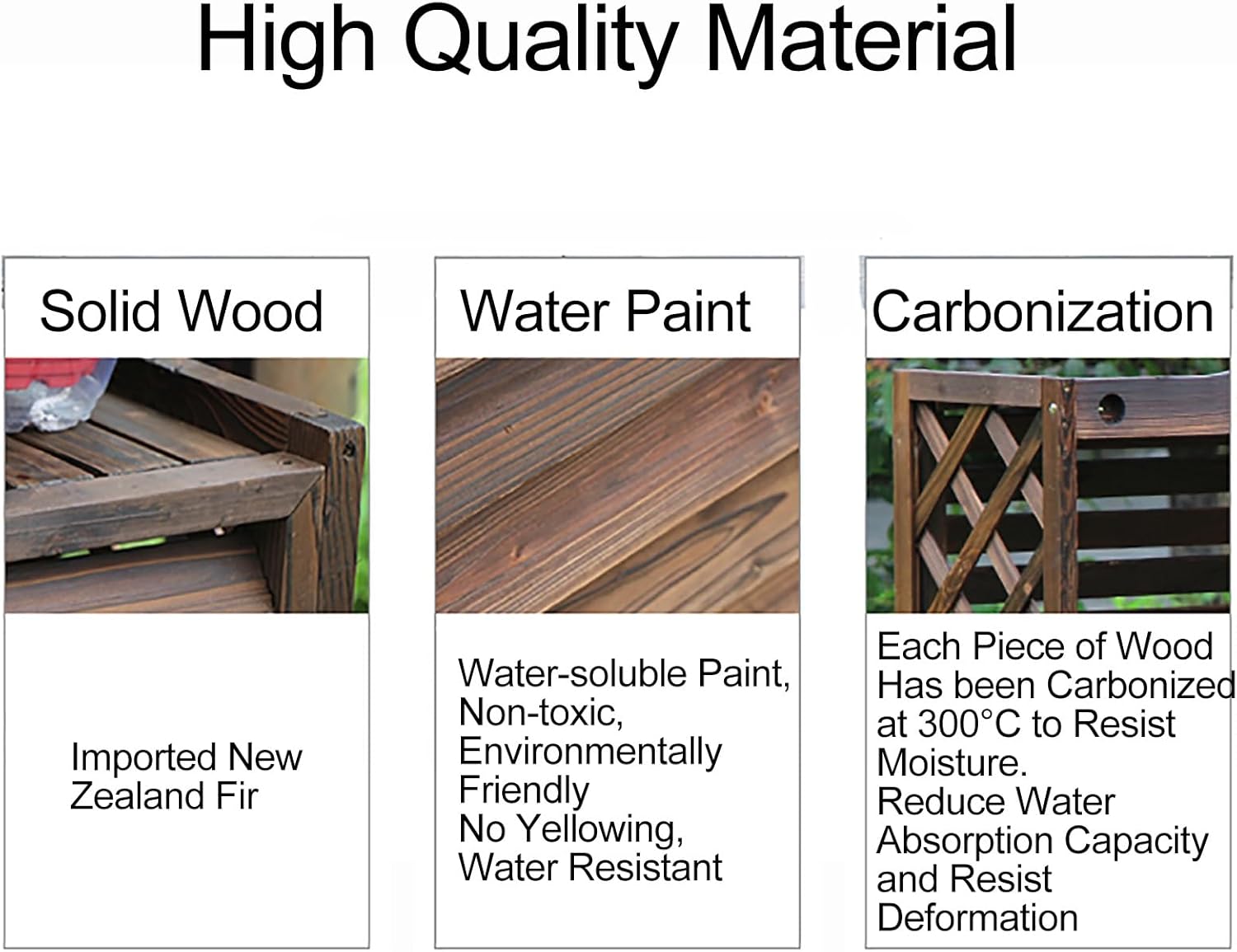 Ac Covers Decorative Ac Unit Cover Wood Air Conditioner Covers for Outside with Top Cover, Plant Stand Brown A