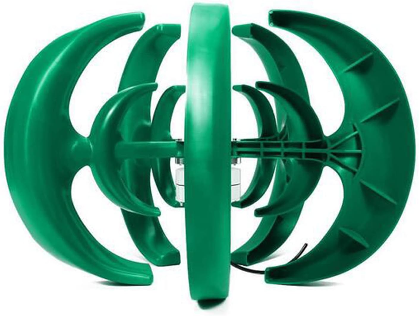 14000W No Noise Vertical Axis Wind Turbine Generator, 12V-220V Magnetic Levitation Wind Turbine with MPPT Controller for Green Windmill