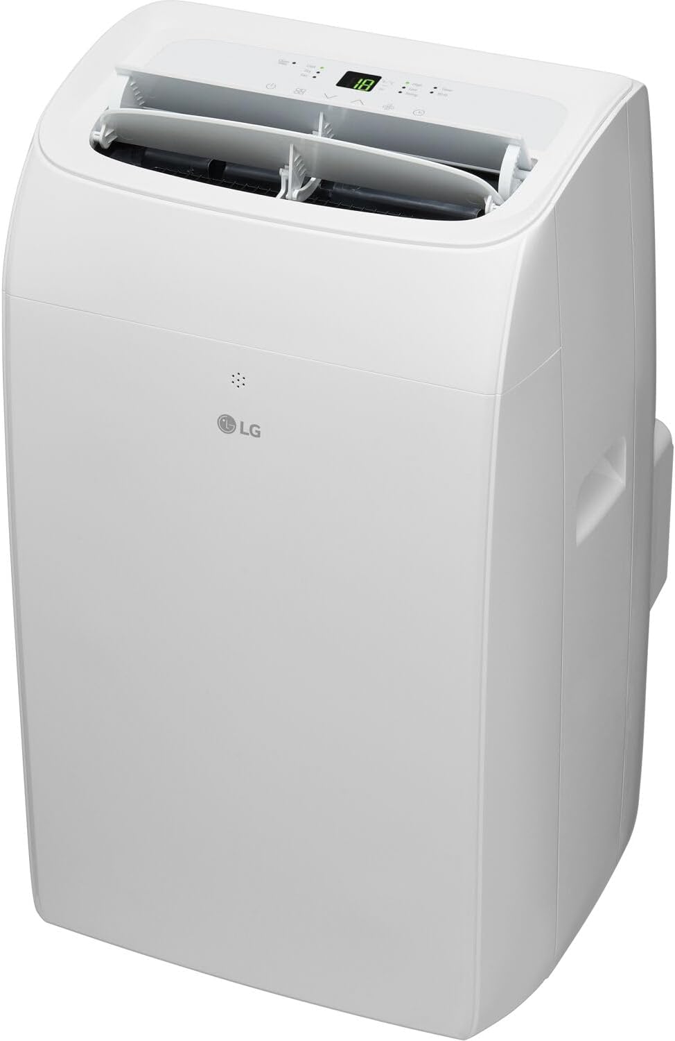 LG 10,200 BTU (DOE) / 14,000 BTU (ASHRAE) Smart Portable Air Conditioner, Cools 450 Sq.Ft. (18' x 25' room size),Smartphone & Voice Control works with LG ThinQ, Amazon Alexa and Hey Google, 115V