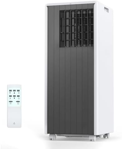 Garvee Portable Air Conditioner 8000 BTU, Compact AC Unit with Cooling/Dehumidifier/Fan/Sleep, Air Conditioner Portable with Remote & 24H Timer, Energy Efficient Cooling for Rooms Up to 350 Sq