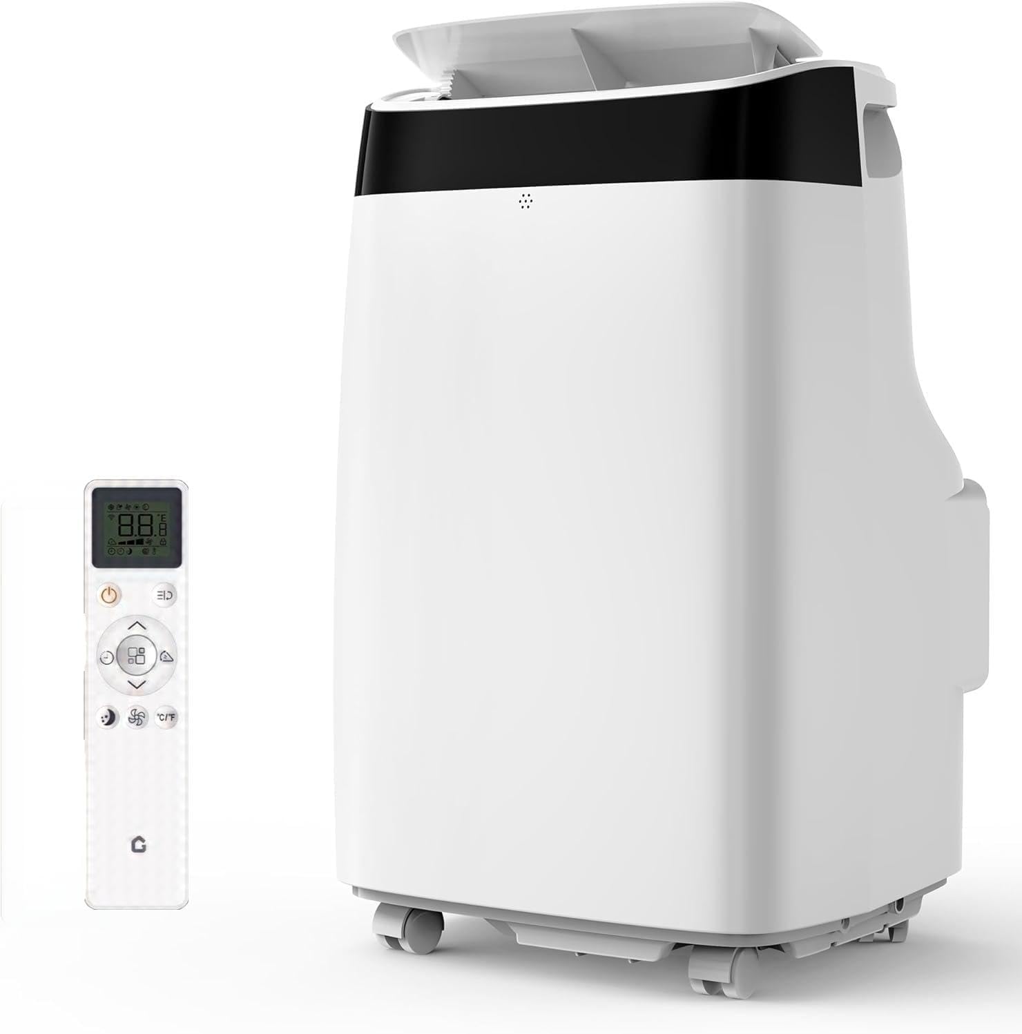 10000 BTU Portable Air Conditioner, 3-in-1 Cooling, Dehumidifier & Fan, Quiet Sleep Mode Less Than 53dB, Self-Evaporating, Windowless AC for Rooms Up to 350 Sq. Ft., Remote & Window Kit Included