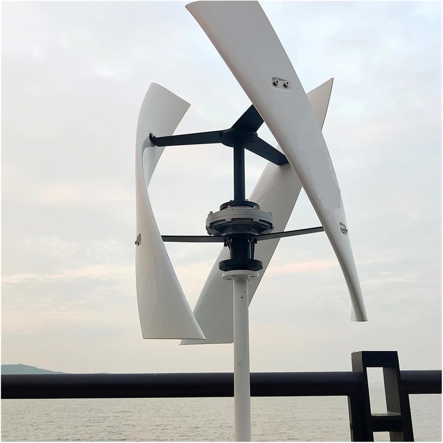 5KW 24V 48V Vertical Axis Low-Speed Wind Turbine with Energy and Low Noise for Household Use Industrial Energy(with Off Grid System,12V_5000W)