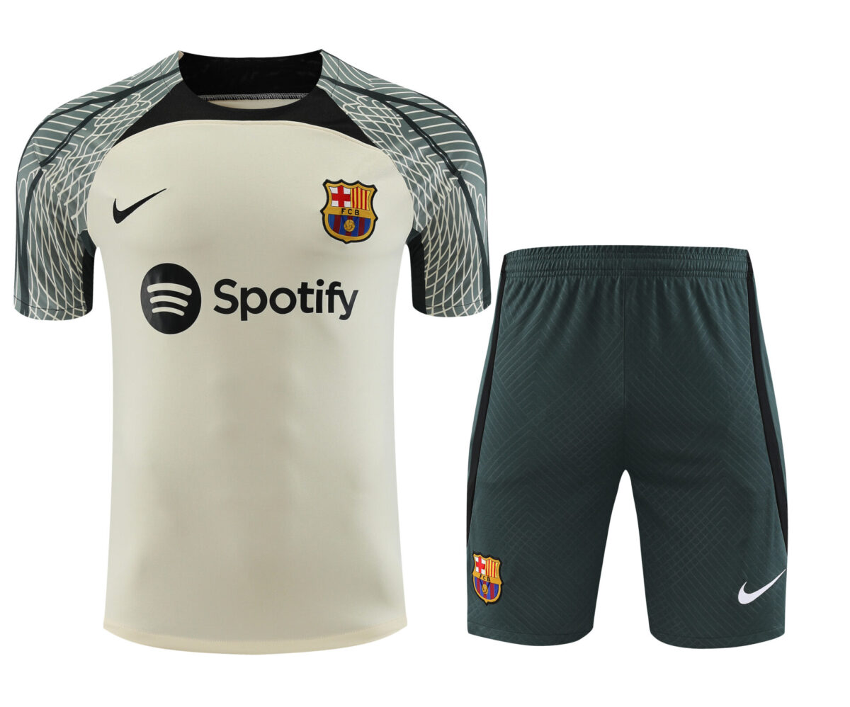Conjunto de calentamiento FC Barcelona blanco red - NewNow