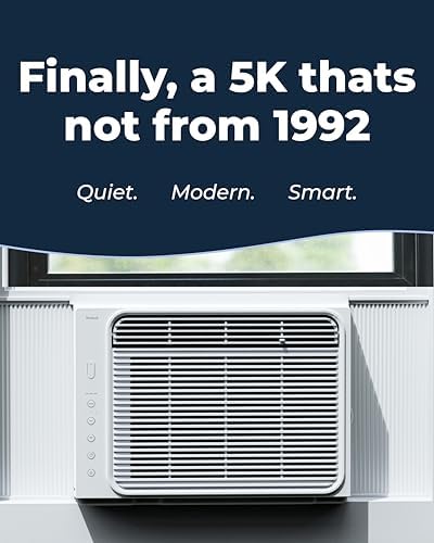 Windmill Window Air Conditioner - Quiet & Smart, Easy Install, Voice-Enabled, Remote & App Control AC Unit - 5,000 BTU Lite