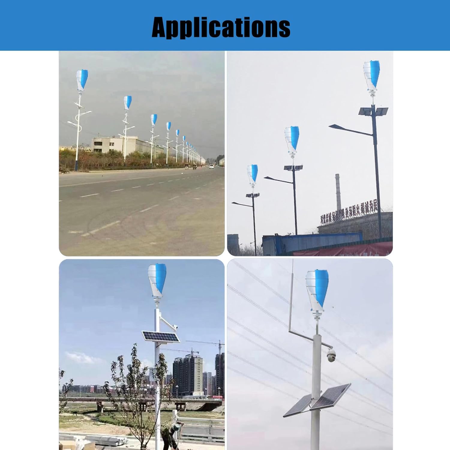 20000W Wind Turbine Generator Kit - 12V/24V AC, MPPT Controller, 10 Blades, Auto Windward Adjustment, Ideal for Marine, RVs, Terraces - Efficient Eco-Friendly Renewable Energy Solution
