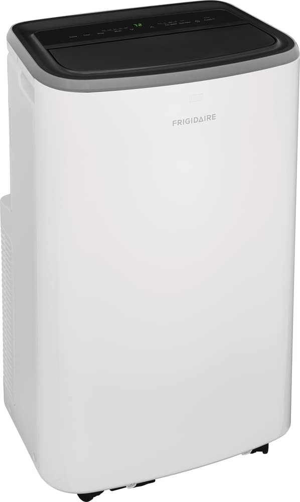 Frigidaire FHPW142AC1 Portable Air Conditioner, 14K BTU (ASHRAE) / 10K BTU (DOE) with Multi-Speed Fan/Dehumidifier Mode/Built-in Air Ionizer/Washable Filter/Works with Alexa/Wi-Fi Connected, in White