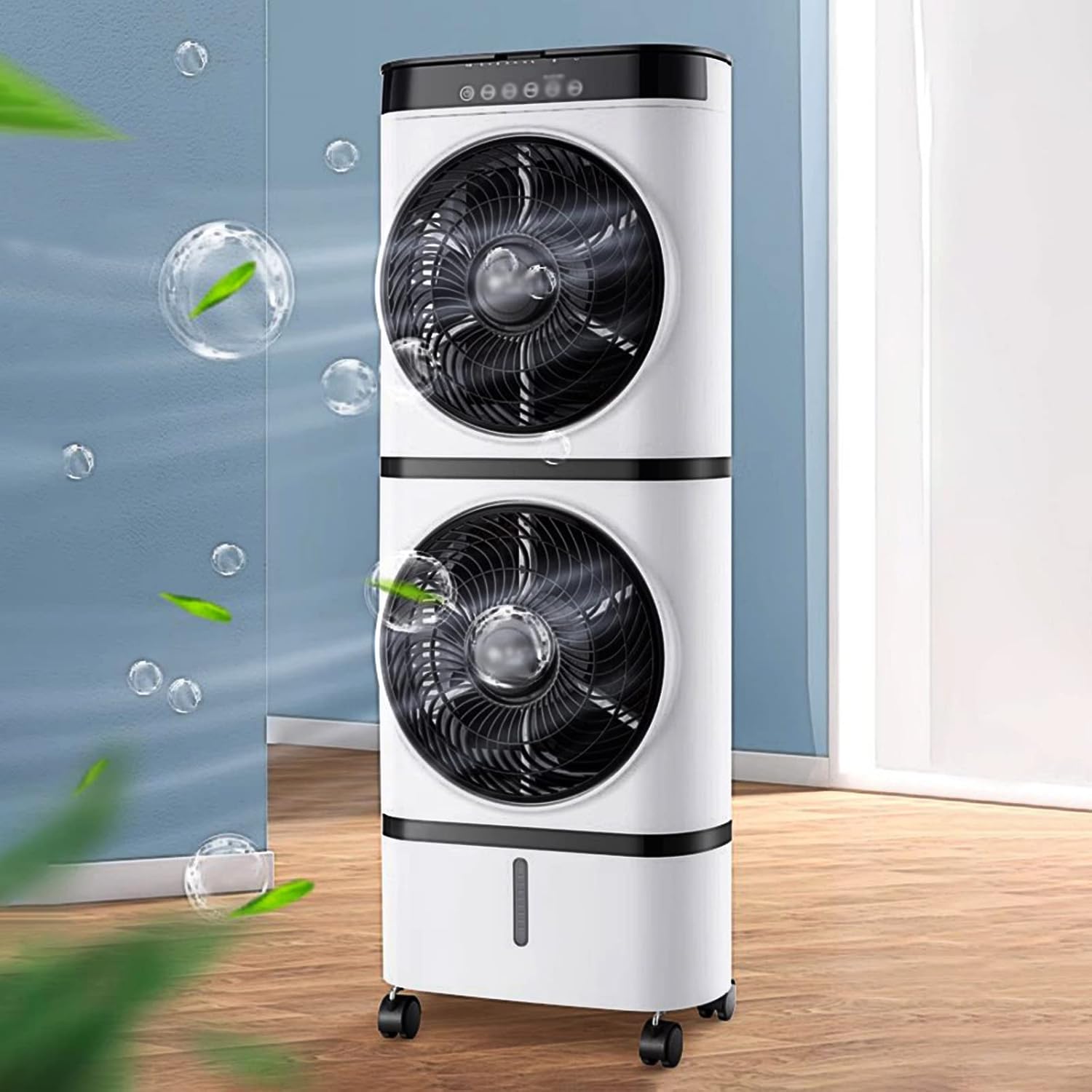 Portable Air Conditioner, Portable AC Unit, Portable AC Unit with Remote Control for Room up to 300 Sq.Ft, Home Room-White-L36*W20*H95cm