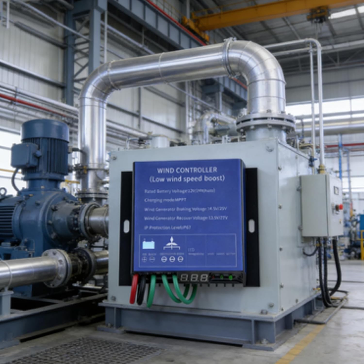 1200W-3600W Professional Wind Turbine Charge Controller - MPPT Smart Regulator for 12V/24V/48V Off-Grid Systems, with IP67 Waterproof Design