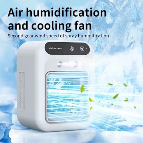 Portable Air Conditioner, Desktop Air Cooler Personal Portable Fan Air Cooler,Desktop Fan for Home Outdoors