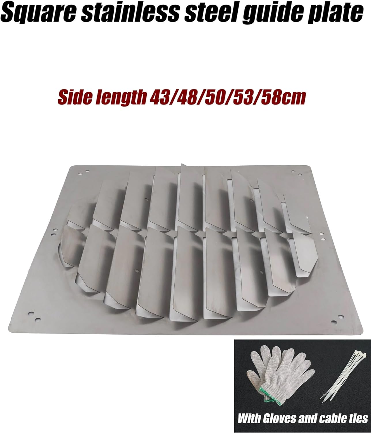 Air Conditioner Deflector for Outside Units, Stainless Steel Shutter Deflector, Ac Protection Cover, Prevent Direct Blowing, Air Outlet Condenser Defender Grilles