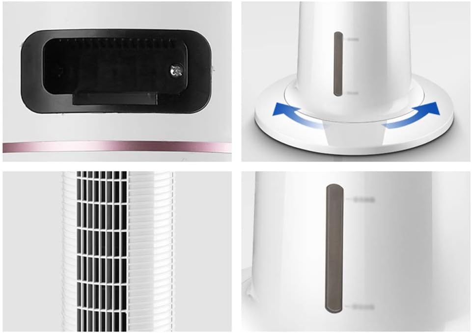 Portable Air Conditioner Fan Tower Portable Airconditoner Conditioner 3 Fan Speed Air Coolers Unit Whit Remote Control Quiet Humidifier Misting Fan