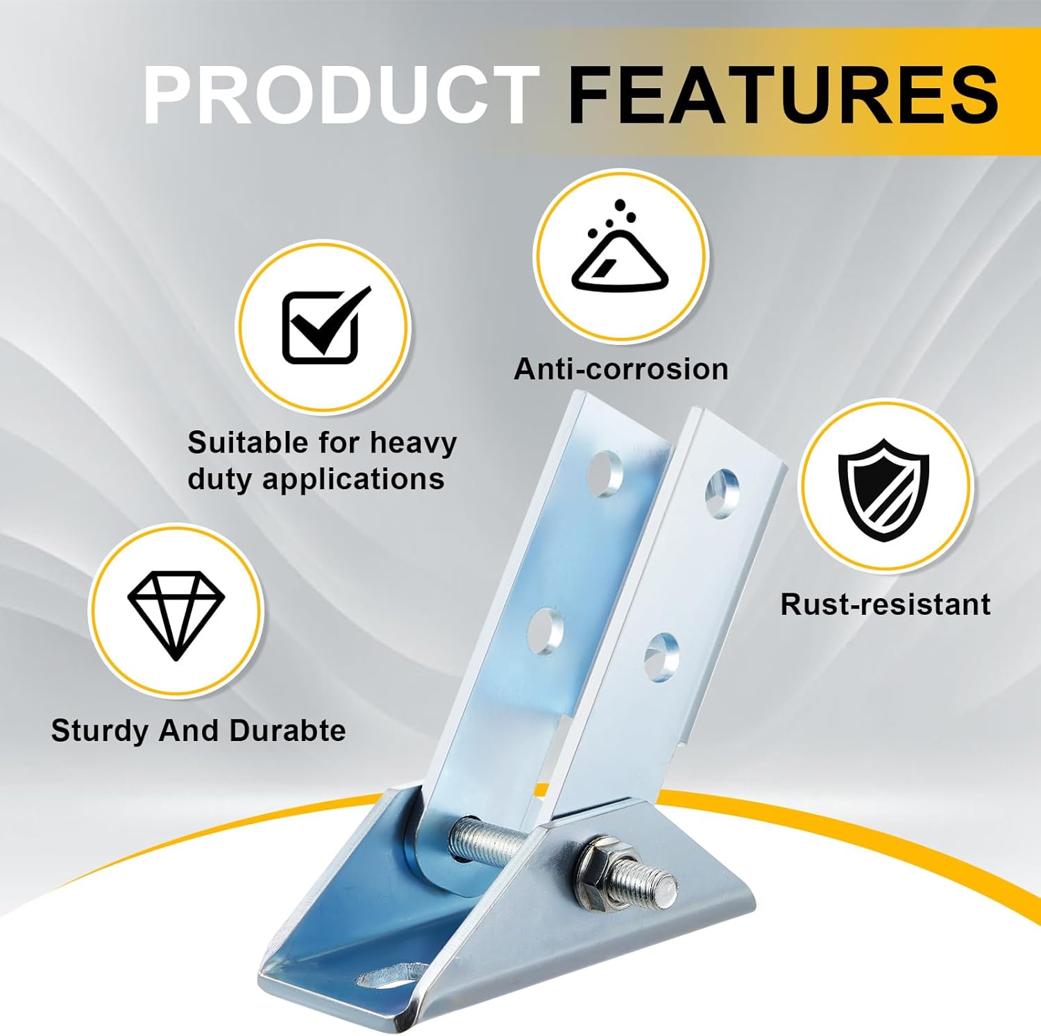 8 Pcs Adjustable Brace Fitting, Fit for 1/2