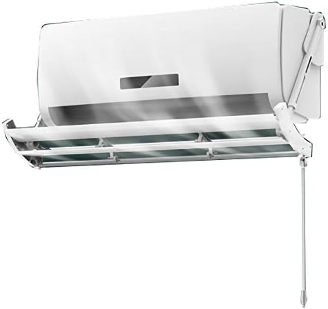 Air conditioner windshield Wall-mounted Air Conditioner Wind Baffle, The Blades can Be Opened or Closed to Prevent Cold Wind From Blowing Directly, Adjustable Air Conditioner Wind Direction Defle