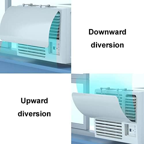 Window Ac Unit Air Deflector,Air Conditioner Wind Deflector,Ac Vent Deflector,Could Be Cut Freely,Fits Most Window Air Conditioners