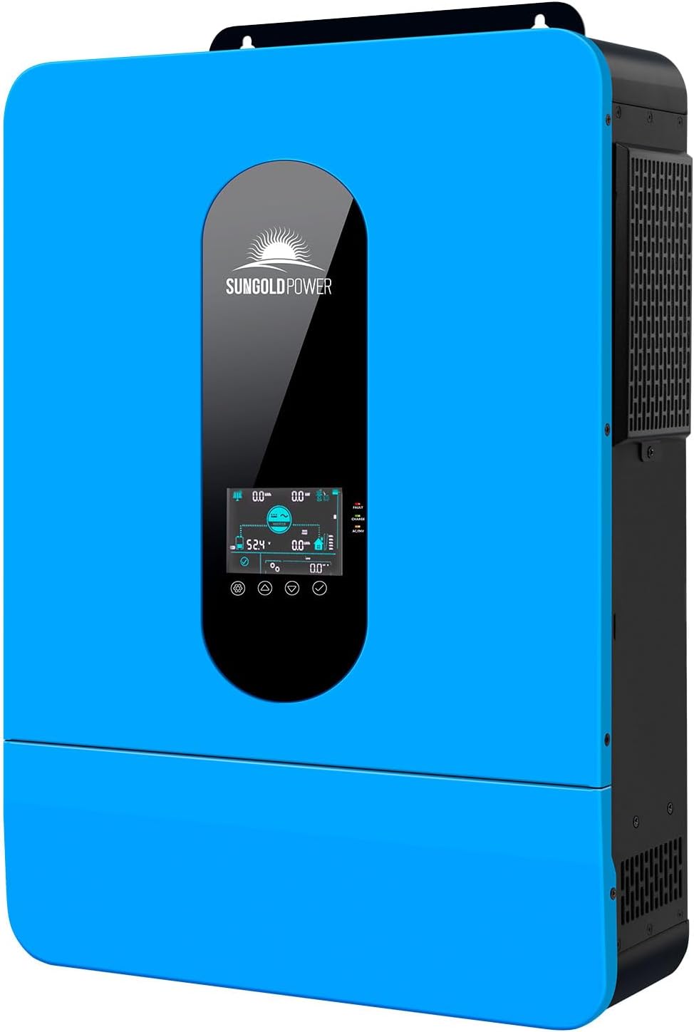 SUNGOLDPOWER 6500W 48V Solar Inverter, Split Phase,Built-in 2 MPPTs, Max 140A Battery Charging, AC Input/Output 120V/240V(settable),Pure Sine Wave Inverter(Parallel/WiFi/BMS COMM) UL1741