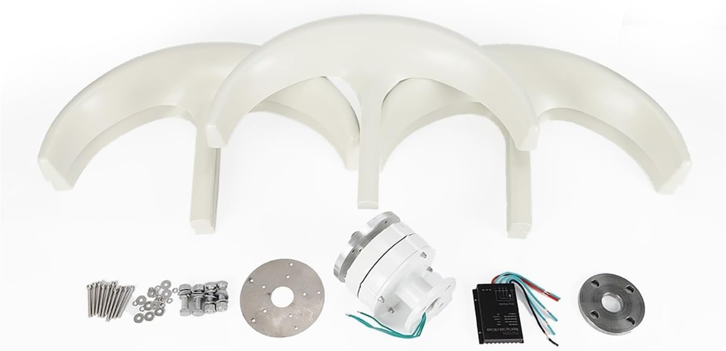 Wind Turbines, 600W 24V Lantern Type 5-Blade Vertical Axis Wind Turbine nerator Garden Boat Wind Motor