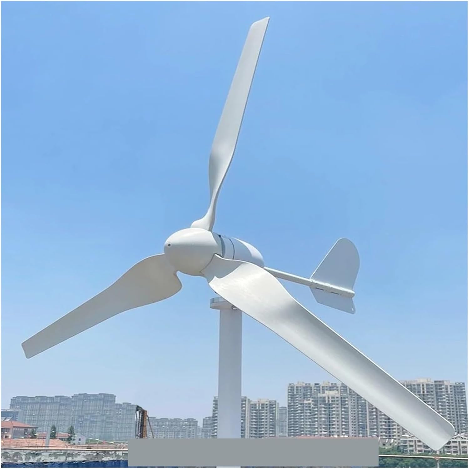 Wind Turbines, Home 10KW Off Grid System Wind Turbine Generators 10000W 12V 24V 48V Windmill 3 Blades for Farm Low Wind Speed Starting Wind Turbines(24V_10KW)