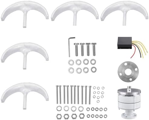 2000W Wind Turbine Generator Kit with Charge Controller - 12V Off-Grid Wind Power System for Marine, RV, Home & Hybrid Solar Energy Solutions - Efficient Renewable Energy Generator