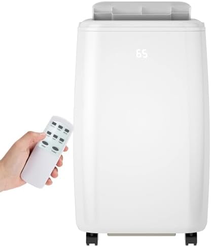 DORTALA 1,0000 BTU Portable Air Conditioner, 3-in-1 AC Unit with Remote Control, Dehumidifier, 3 Fan Speeds & Sleep Mode, Window Kit, Quiet AC Cools Rooms to 350 sq. ft