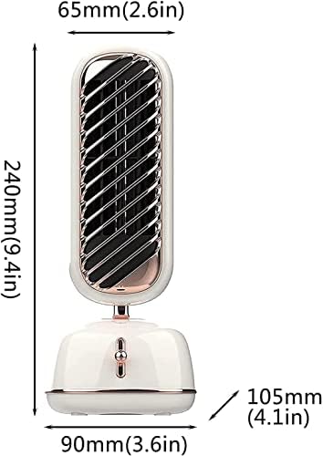 Portable Air Conditioner Fan,3 Speed Personal Evaporative Air Cooler - USB Quiet Air Humidifier, for Desk, Office, Bedroom (Color : Green)