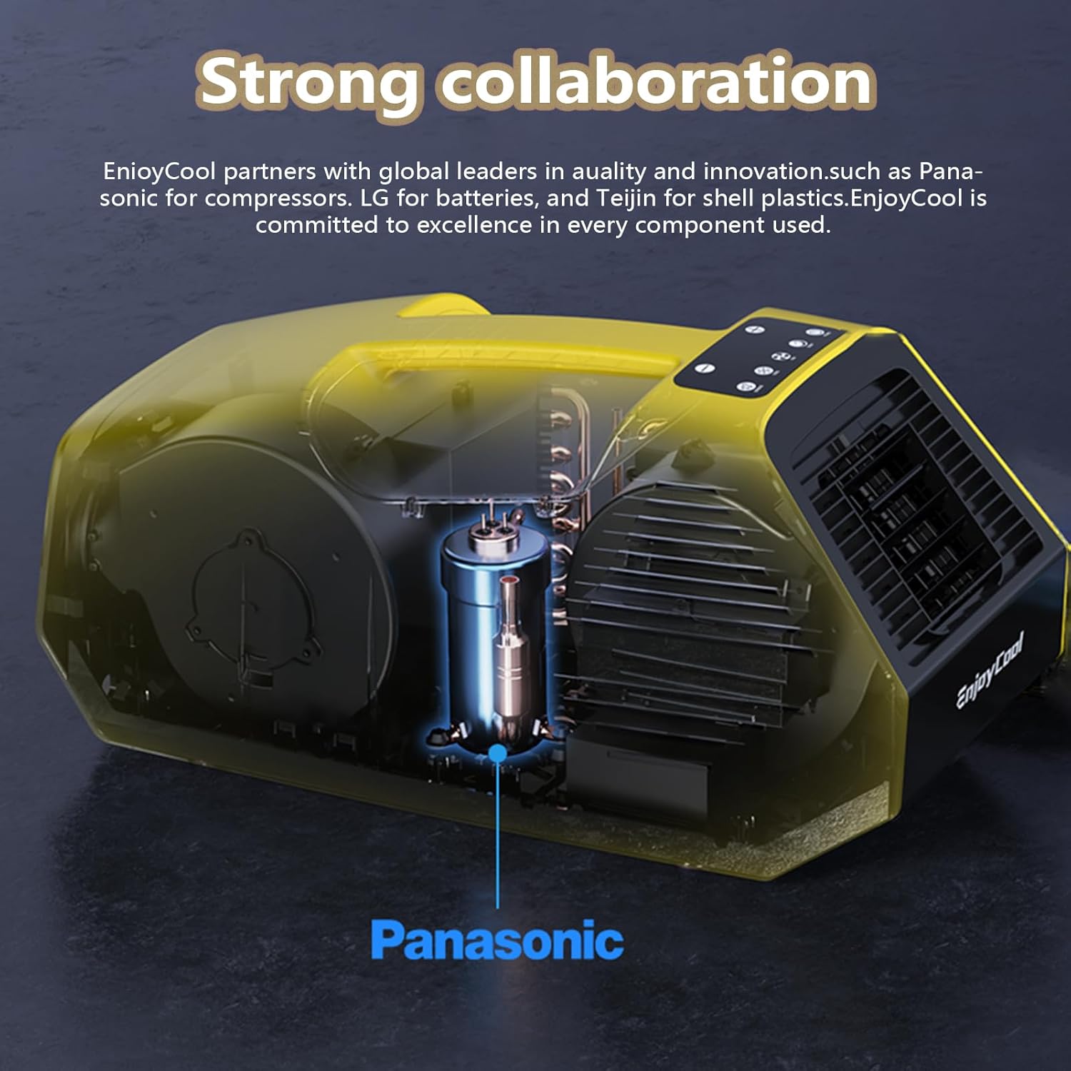 Portable Air tent air conditioner for camping 2380 BTU Outdoor Air Conditioner Portable Air Conditioner for Pet Conditioner for Camping Low Noise (44DB) and Low Power Consumption (220W)