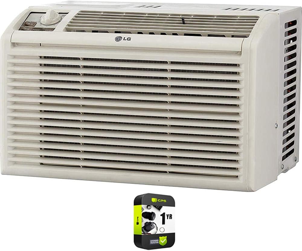 LG 5,000 BTU 115-Volt Window Air Conditioner LW5016 in White