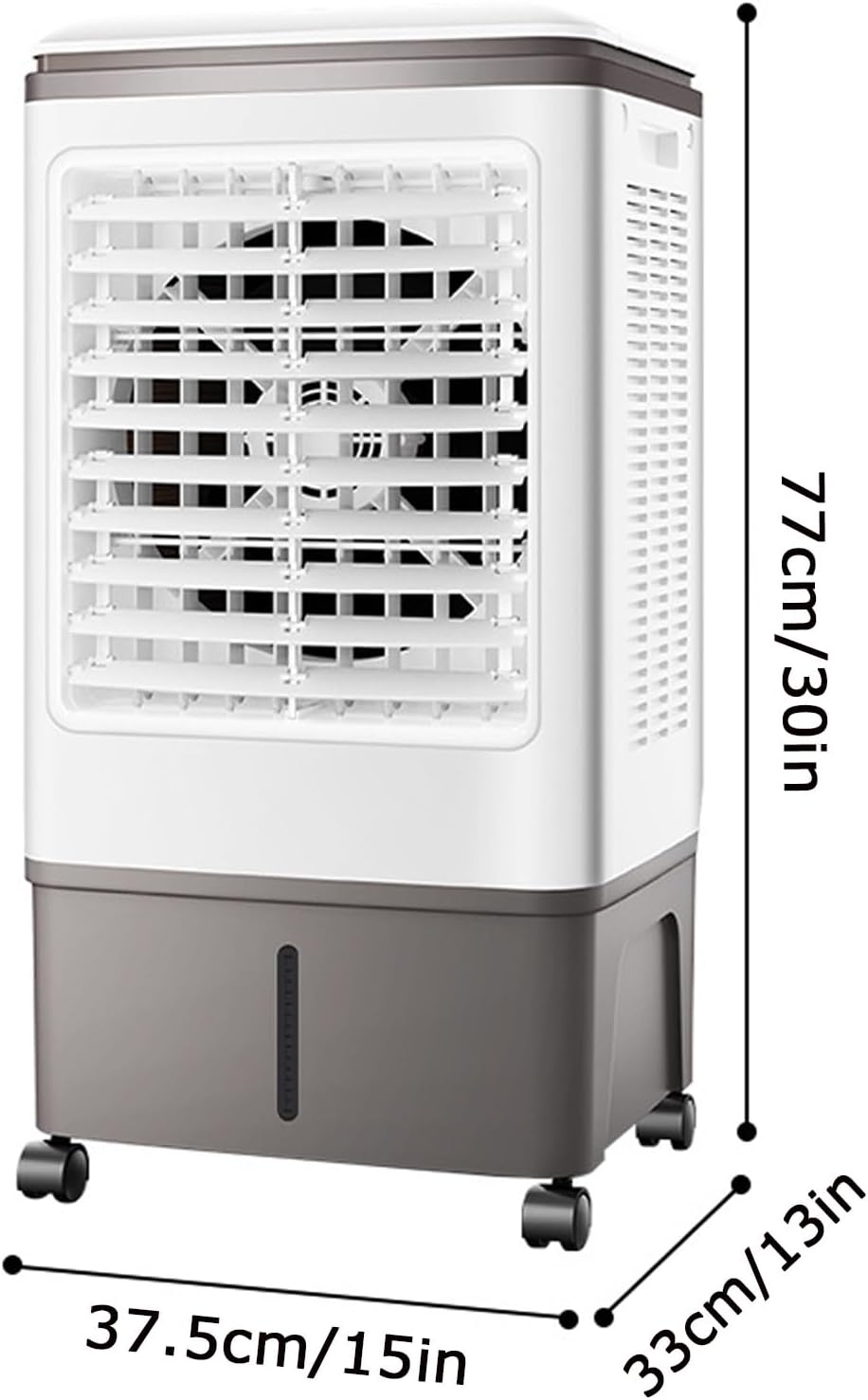 Portable Air Conditioner, Oscillating Tower Fan with Remote, Evaporative Air Cooler with 3 Wind Speeds, Cooling Fan Air Conditioner for Room Office(B)