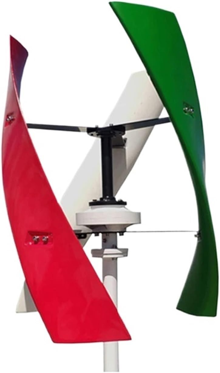 Wind Turbine Generator Kit, 600W Home Low Noise Wind Turbine Vertical Windmill Electric Generator 12V 24V 48V Low Wind Speed Starting Wind Turbines(Muti,48V_600W)