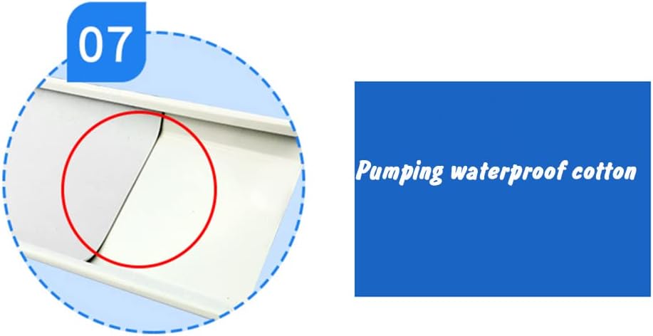 Central Air Conditioner Deflector Wind Shield Ceiling Air Conditioner Air Outlet Anti-Straight Blowing Hood Hanging White Stands for Wind Protection, Cool and Warm Air Circulation