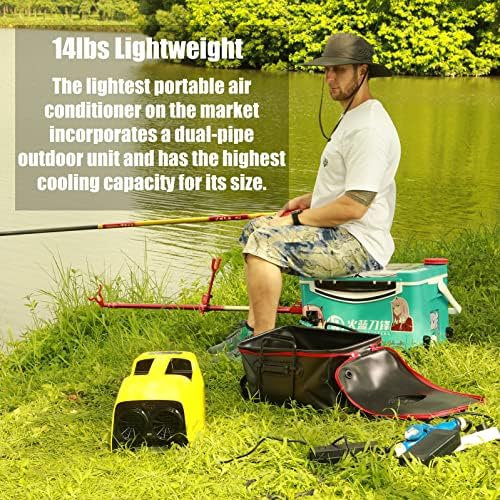 portable air conditioner 2380BTU's of fast cooling 240Wh Add-On battery with extended & custom run times ultralight portable air conditioner outdoor air conditioner small portable air conditioner