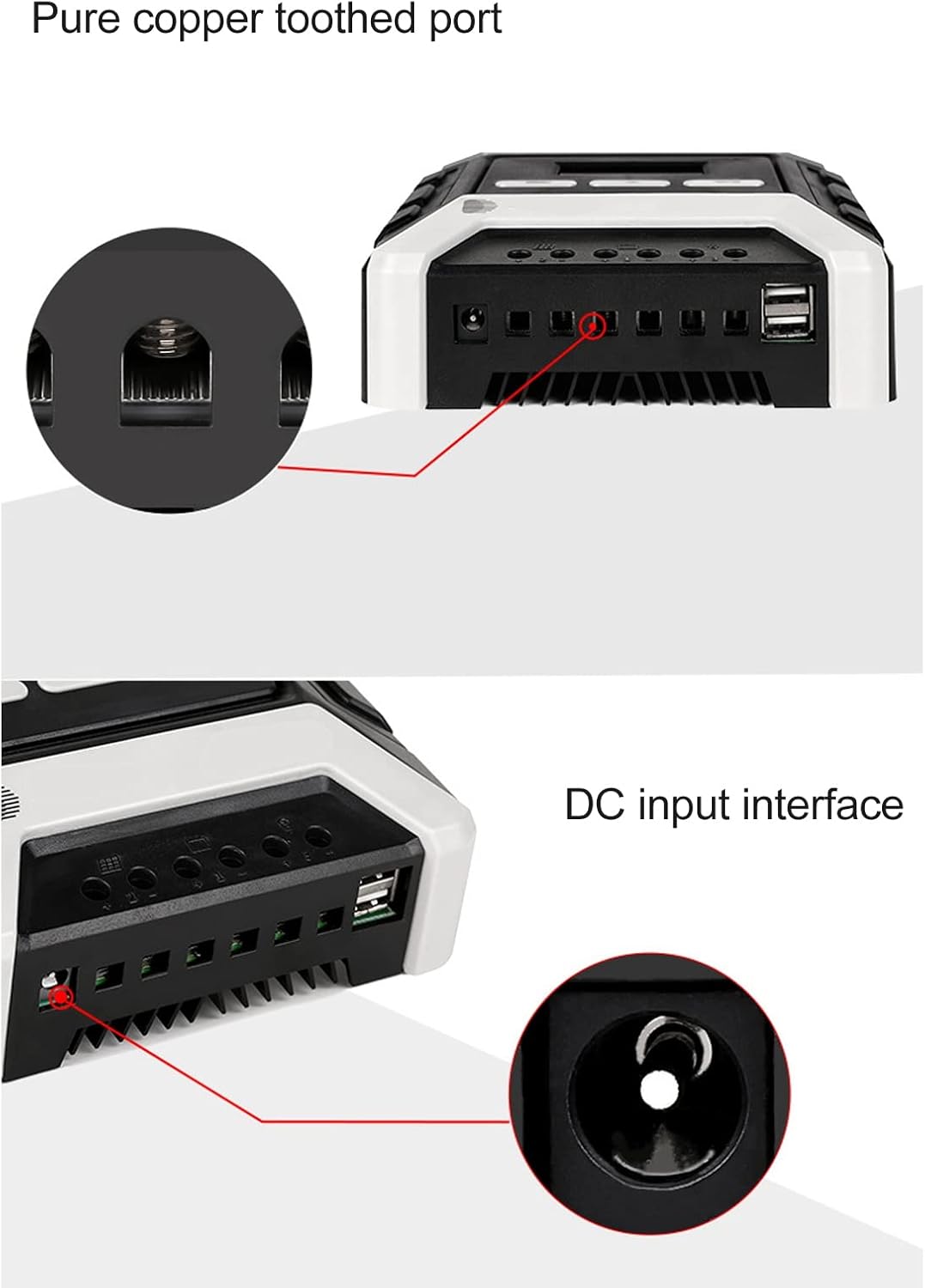 MPPT Solar Charge Controller 12V 24V 48V, Solar Panel Regulator with LCD Color Display, High Efficiency MPPT Controller for Solar PV System, Automatic Voltage Recognition (mppt-40A)