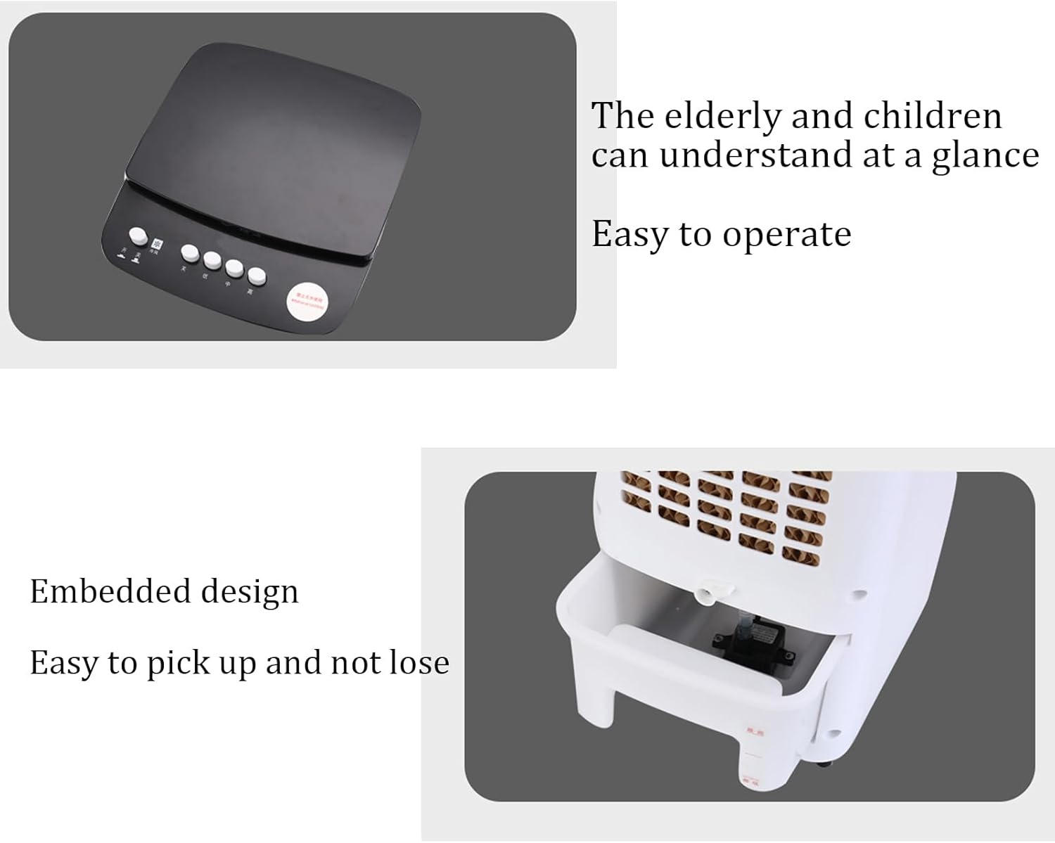 Silent Portable Air Conditioning,Multi-Function Portable Air Conditioner,Refrigeration Small Air Cooler,for Bedrooms, Homes, Offices, Study Rooms,etc