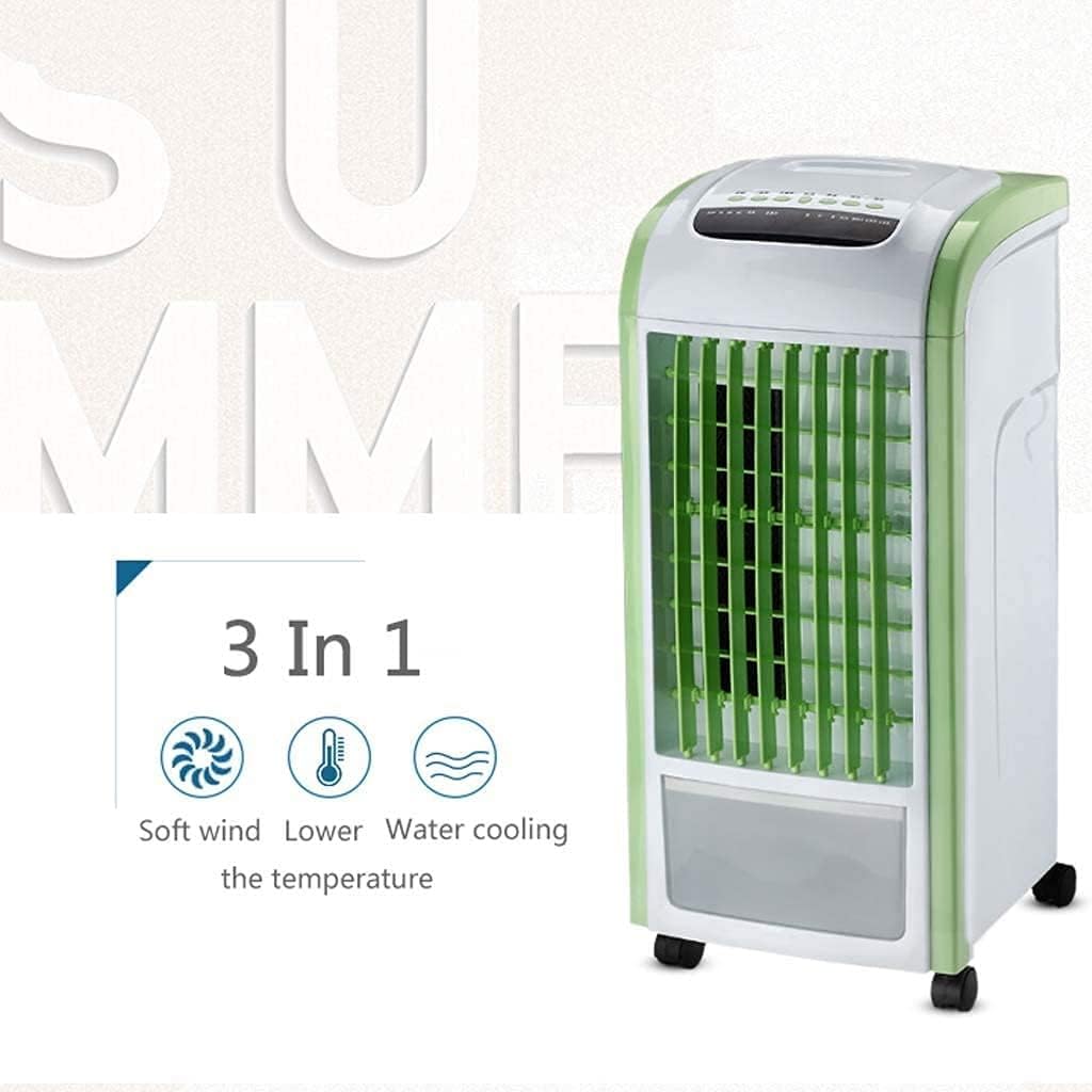 3 in 1 Air Cooler Portable Air Conditioner Fan, Mobile Evaporative Coolers, Humidifier & Air Purifier Air Conditioning Fan with Remote Control