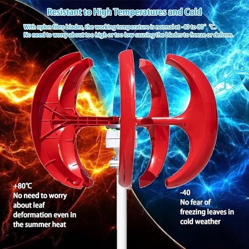 16000W Wind Turbine Generator, Horizontal Axis Off-Grid Power System, 12V/24V/48V Output, Low Wind Speed Start, Ideal for Home Energy Solutions and Renewable Energy