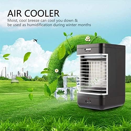 Desk Cooling Fan, Portable Evaporative Air Conditioner, Personal Air Cooling Fan for Home Office Room