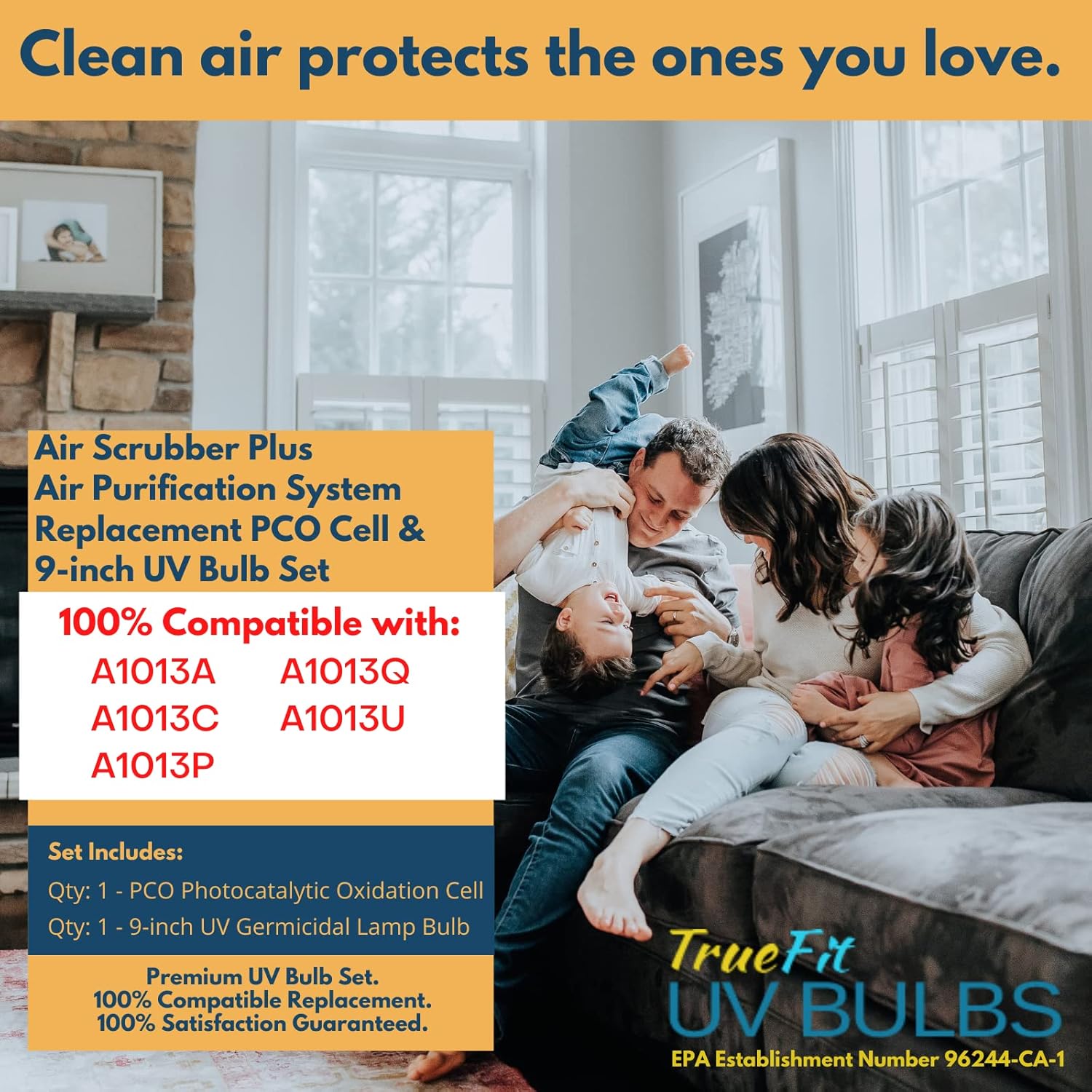 TrueFit Air Scrubber Plus Advanced Photocatalytic Oxidation (PCO) 9