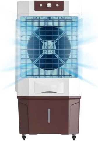 Portable Swamp Cooler with 7.5H Timer, 4400CFM Evaporative Air Cooler w/ 16 Gal Water Tank, 3-IN-1 Air Conditioner for Commercial, Industrial, Garage, Patio, Outdoor Use