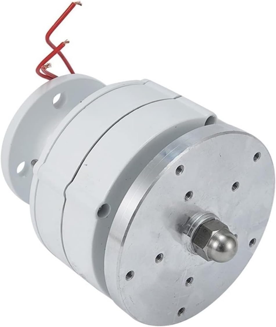 Wind Turbine, 2000W Vertical Wind Turbine 12v 24V 48V Vertical Axis Wind Generator Small Windmill Free Energy for Hybrid Solar Wind System(White,MPPT Controller_12V)