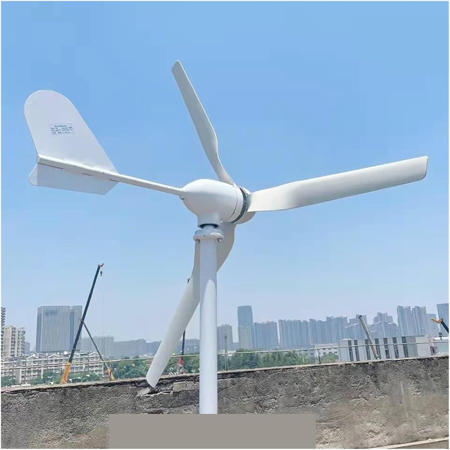 Wind Turbines, 20KW Horizontal Axis Wind Energy Turbine Generator for Home Farm Electric Alternator 20000W 24V 48V Windmill Three Phase AC(24V_20KW)