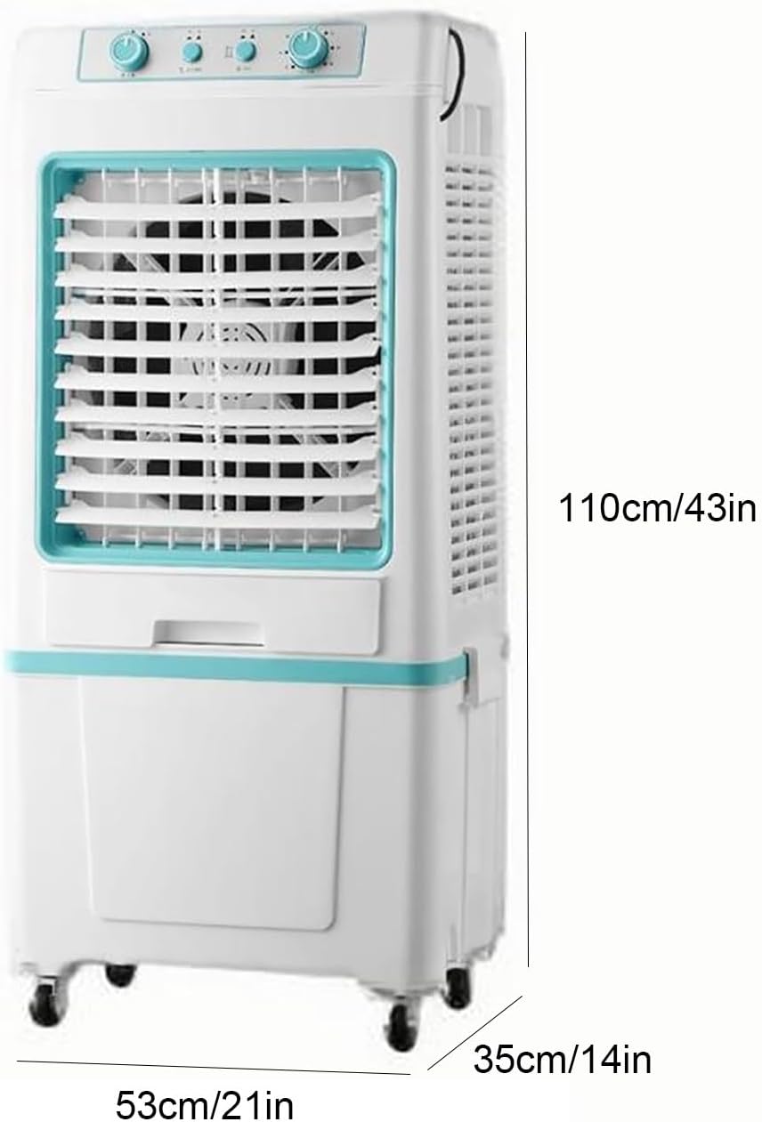 Portable Air Conditioners, Evaporative Air Cooler with 3 Speeds, Fast Cooling Windowless Portable Evaporative Coolers for Home Use(Orange)