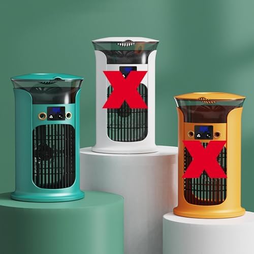 Portable Air Conditioner Ac Unit, 9” Evaporative Air Cooler, CoolingTower Fan For Bedroom, Outdoor, Indoor(Green)