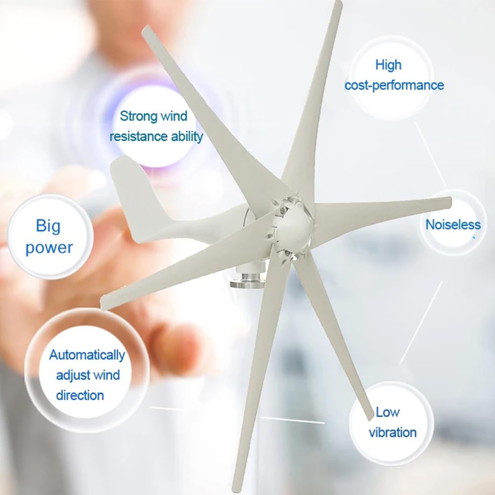 24V,HYZHANHONG 220V,4000W Small Home Wind Turbine Generator Windmill 12V 24V 48V Windmill with MPPT Controller for Street Street Lighting,Monitoring,Boat