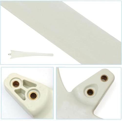 DIY Wind Turbine Blades Kit - 650mm Nylon Fiber Blades with Hub & Cover for Horizontal Wind Turbine Generator - Windmill Accessories for Efficient Energy Production