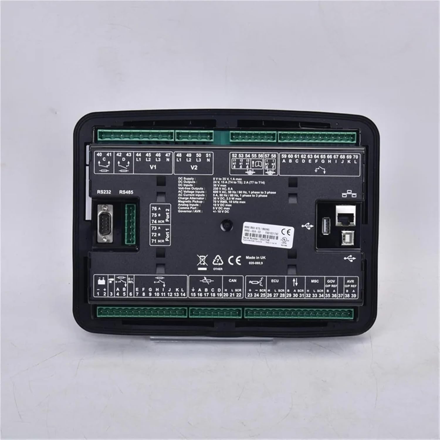 Electronic Generator Controller, deep Water LCD Panel Module DSE8660, deep Water Controller 8660 MKII DSE 8660