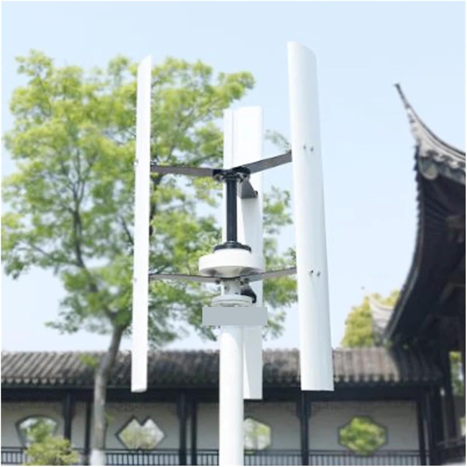 Wind Turbines, 5KW 12V 24V 48V Vertical Wind Power Turbine Generator Kit for Home 5000W Low Noise Windmill Low Wind Speed Starting Wind Turbines(24V)