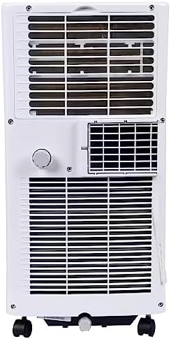 Seasons SM09R1 Portable 9000 BTU Air Conditioner, White; Bucket-less Evaporation System; Auto-restart; Electronic Control Panel with Digital Display; Cool Rooms Measuring 350 to 400 sq.ft; 2 Speeds